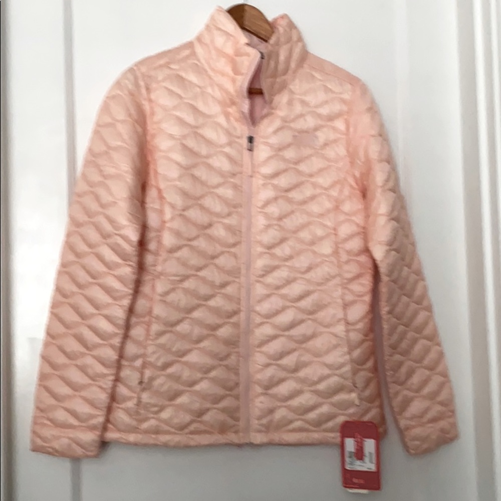 NorthFace Thermoball jacket in powder pink